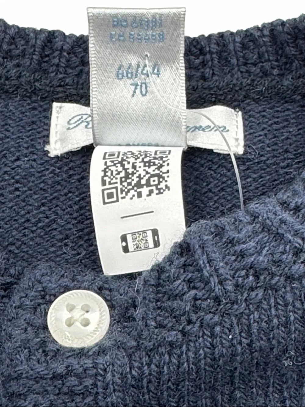 NWT Ralph Lauren Snowflake Fair Isle Cotton-Blend Cardigan Size 3M/6M